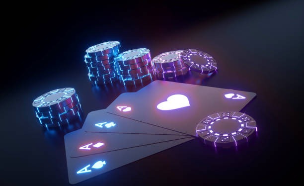 indovet Caribbean Stud Poker table layout with dealer and player cards