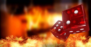 indovet Caribbean Stud Poker payout table showing hand rankings and payouts